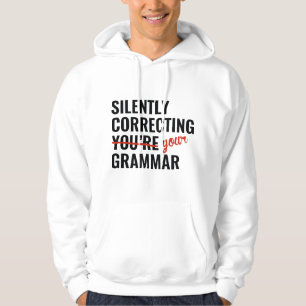 Veste À Capuche Correction silencieuse de votre grammaire