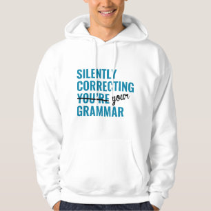 Veste À Capuche Correction silencieuse de votre grammaire