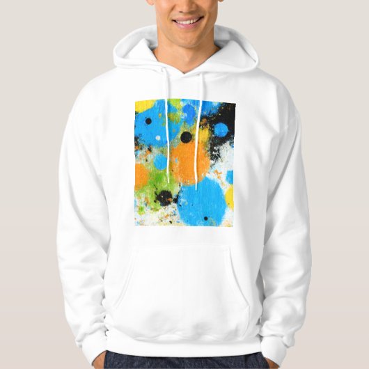 Veste À Capuche Cosmic Chromatic Splatter: Abstract Orbit (Devant)