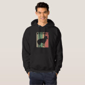 Veste À Capuche Costume de coyote drôle (Devant entier)