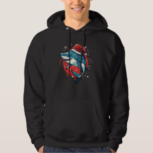Veste À Capuche Costume de requin festif pour la veille de Noël am