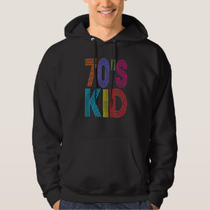 Veste À Capuche Costume Vintage Enfant Années 70 Premium