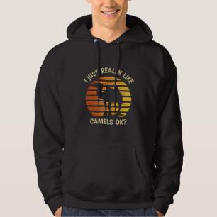 Veste À Capuche Coucher De Soleil J'Aime Vraiment Les Camels Ok Ca