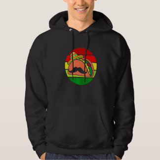 Veste À Capuche Coucher de soleil Mustache Taco Sombrero Cinco De
