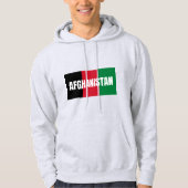 Veste À Capuche Couleurs du drapeau afghan (Devant)