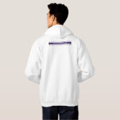 Veste À Capuche Couleurs pastel & coeurs violets battre (Dos entier)