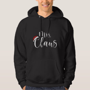 Veste À Capuche Couple De Noël Mme Et M. Claus Costume Père Noël H