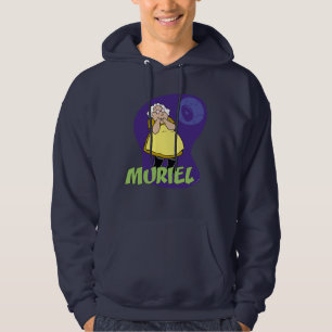 Veste À Capuche Courage du chien lâché Muriel Graphic
