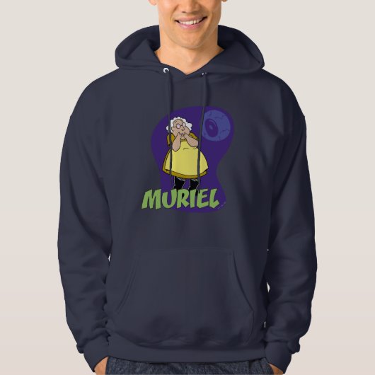 Veste À Capuche Courage du chien lâché | Muriel Graphic (Devant)