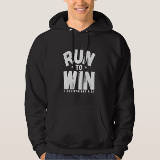 Veste À Capuche Courez Pour Gagner 1 Corinthiens 924 Bible Verse C
