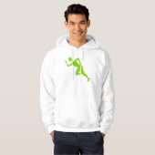 Veste À Capuche Courir - Martian Green (Devant entier)