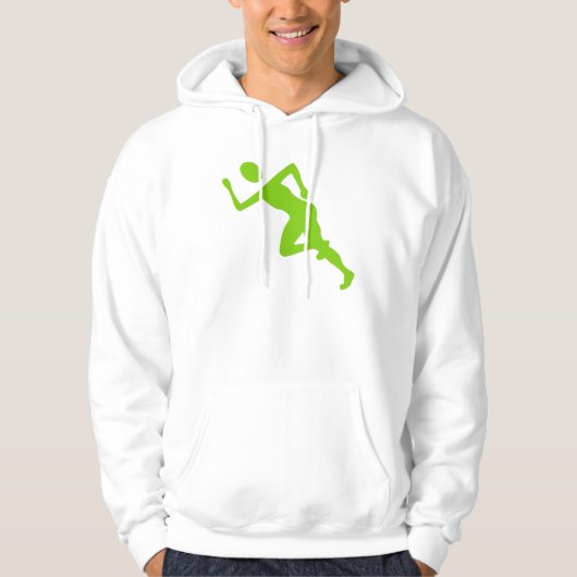 Veste À Capuche Courir - Martian Green (Devant)