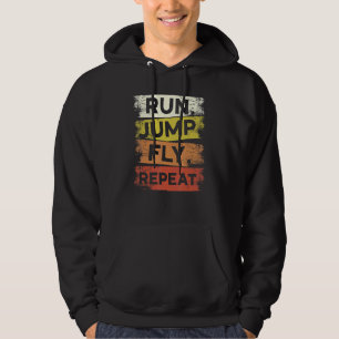 Veste À Capuche Courir Sauter Voler Répéter Parkour Course Libre S