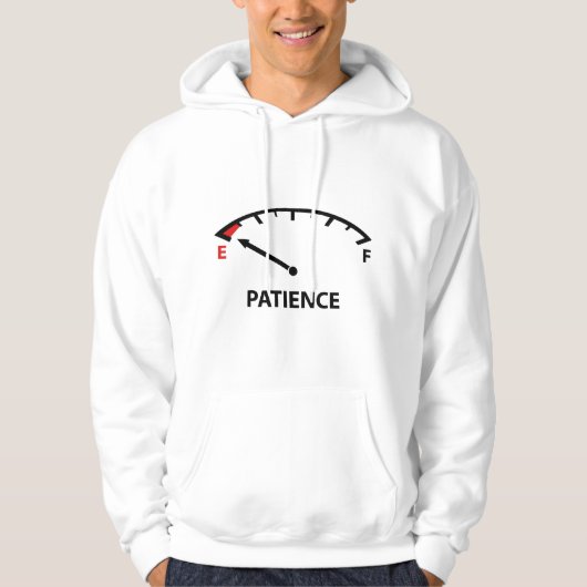 Veste À Capuche Courir Sur Vide : Patience (Devant)