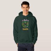 Veste À Capuche Couronne graphique de snack de vacances de Scooby- (Devant entier)