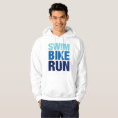 Veste À Capuche Course de vélo de bain (Devant entier)