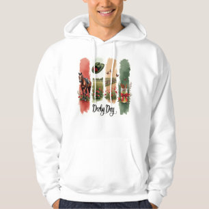 Veste À Capuche Course Pour Le Derby Rose-Kentucky