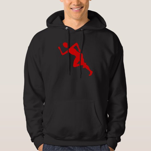 Veste À Capuche Course - Rouge (Devant)