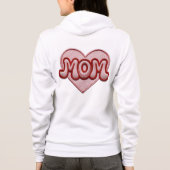 Veste À Capuche Cousu avec amour : Patch en forme de cœur brodé MO (Dos)