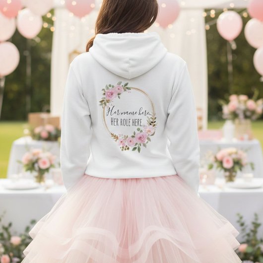 Veste À Capuche Cozy Personalized Keepsake for Your Bridesmaids