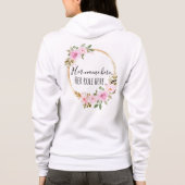 Veste À Capuche Cozy Personalized Keepsake for Your Bridesmaids (Dos)
