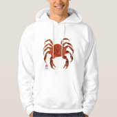Veste À Capuche Crabe de Dungeness - sweatshirt à capuchon (Devant)