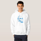 Veste À Capuche Crâne avec casque (Devant entier)