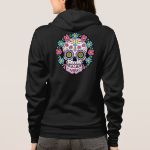 Veste À Capuche Crâne de Dia de los Muertos Sugar