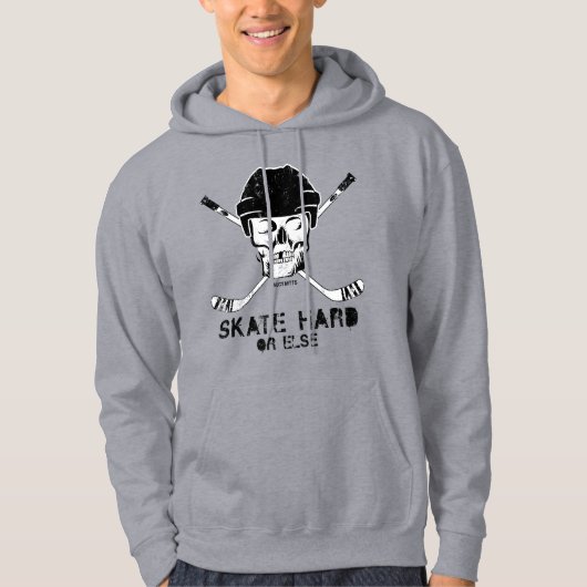 Veste À Capuche Crâne de hockey (Devant)