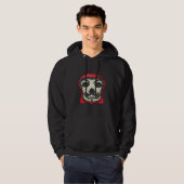 Veste À Capuche Crâne de pirate anonyme (Devant entier)