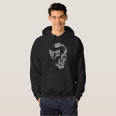 Veste À Capuche Crâne gothique avec serpent (Devant entier)