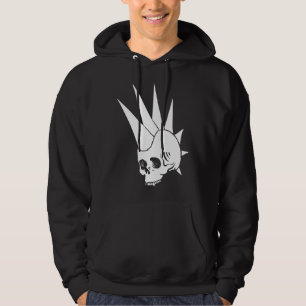 Veste À Capuche Crâne Jawless Punk personnalisable version 2