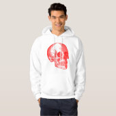 Veste À Capuche Crâne - Rouge (Devant entier)