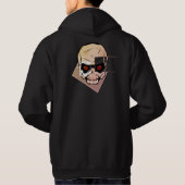 Veste À Capuche crâne rouge et (Dos)