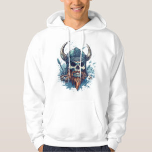 Veste À Capuche Crâne Viking Berserker