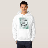 Veste À Capuche Créer avec le cœur 2 (Devant entier)