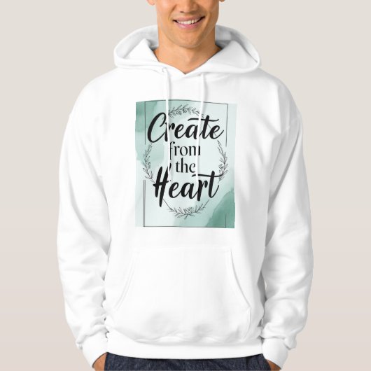 Veste À Capuche Créer avec le cœur 2 (Devant)
