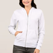 Veste À Capuche Créer un code QR rouge numérisable (modifiable) (Devant)