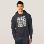 Veste À Capuche Créez Votre Propre Collage De 20 Photos Personnali (Devant entier)