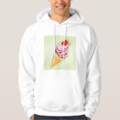 Veste À Capuche Crème De Glace À La Fraise (Devant)
