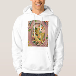 Veste À Capuche Crème glacée aux fraises