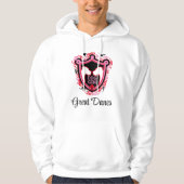 Veste À Capuche Crest Great Dane à capuche (Devant)
