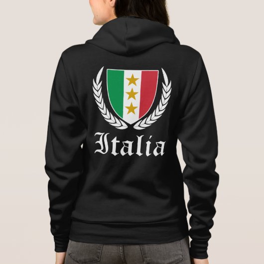 Veste À Capuche Crête de l'Italie (Dos)