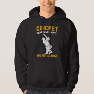 Veste À Capuche Cricket  Cricket Makes Me Happy You Not So Much