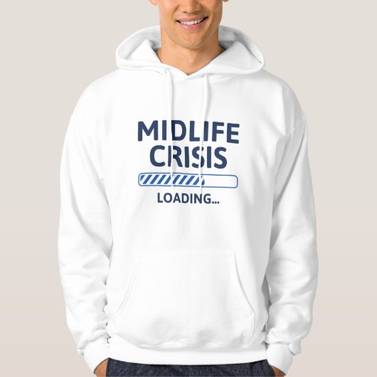 Veste À Capuche Crise du milieu de vie (Devant)