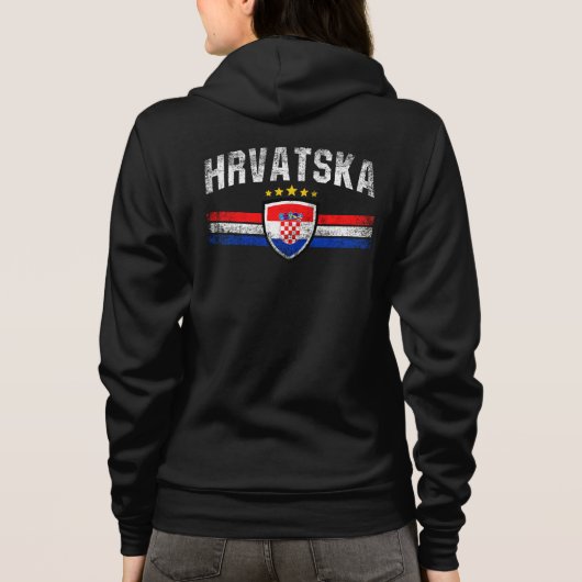 Veste À Capuche Croatie (Dos)