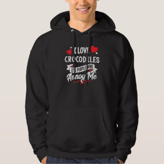 Veste À Capuche Crocodiles Design - I Love Crocodiles