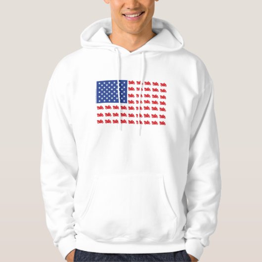 Veste À Capuche Croiseur-Drapeau-Moteur (Devant)