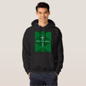 Veste À Capuche Croix de voeux de Noël (Devant entier)