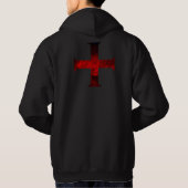 Veste À Capuche Croix pattée rouge foncé (Dos)